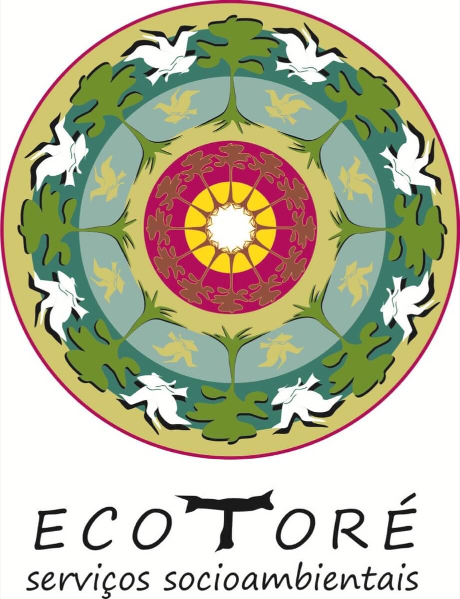 Logo von Ecotoré Serviços Socioambientais mit kreisförmiger Naturillustration